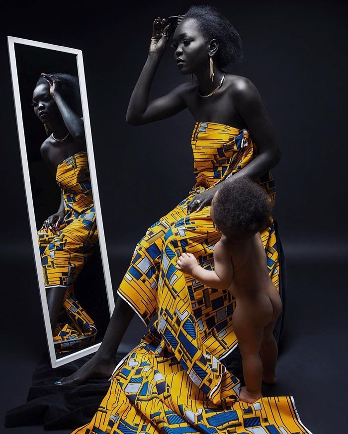 Nyakim Gatwech to modelka pochodząca z południowego Sudanu....