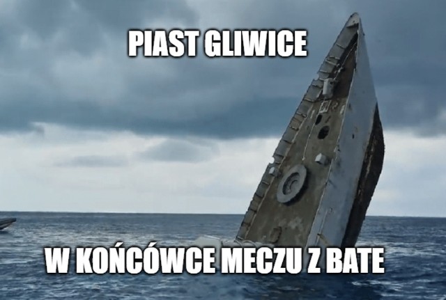 Piast Gliwice kontrolował rewanżowe spotkanie z BATE Borysów, ale tylko do 80. minuty. W końcówce mistrz Polski stracił dwa gole i już w I rundzie odpadł z eliminacji Ligi Mistrzów. Gliwiczanie w europejskich pucharach nie wygrali jeszcze ani jednego meczu! Zobaczcie memy!