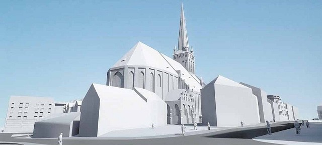 Parafia p.w. św. Jakuba chce przywrócić historyczny wygląd otoczenia wokół katedry. Wokół świątyni mają pojawić się niskie kamieniczki.