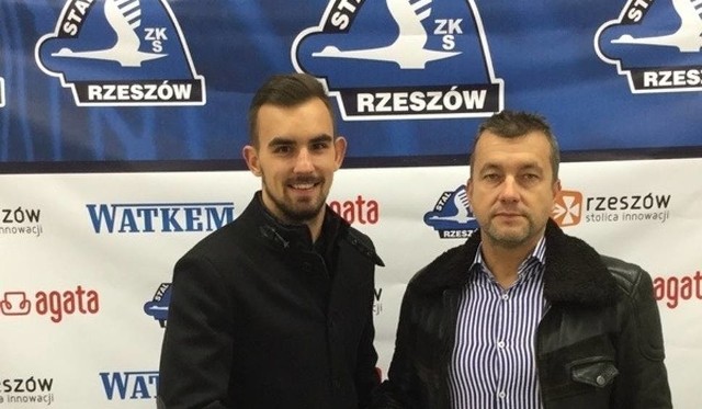Z lewej Maciej Krakowiak.