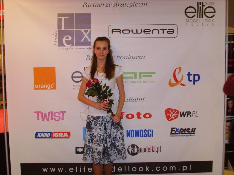 14-letnia Justyna Stolarska reprezentantką Bydgoszczy na finale ogólnopolskim Elite Model Look 2009