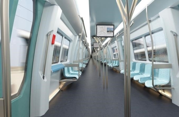 Wnętrze wagonów metra dla Kuala Lumpur - inspiracja dla...