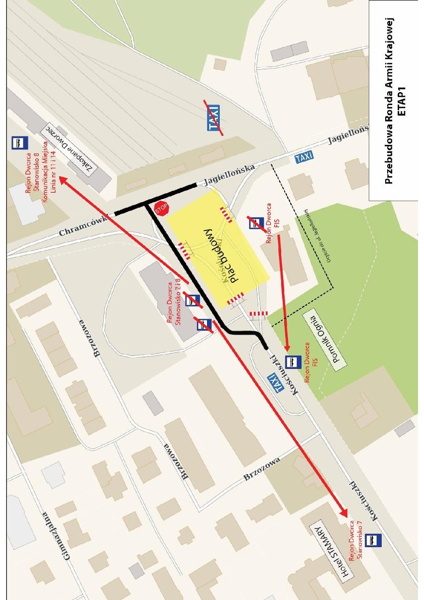 Zakopane. Od 16 sierpnia duże zmiany w komunikacji w rejonie dworca. Przeniosą przystanki busów i autobusów