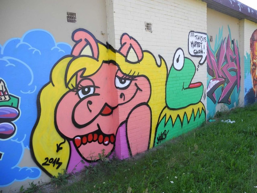 Zachwycające graffiti w Lęborku