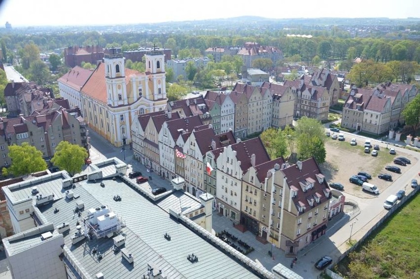 Widok z głogowskiej wieży ratuszowej [FOTO]