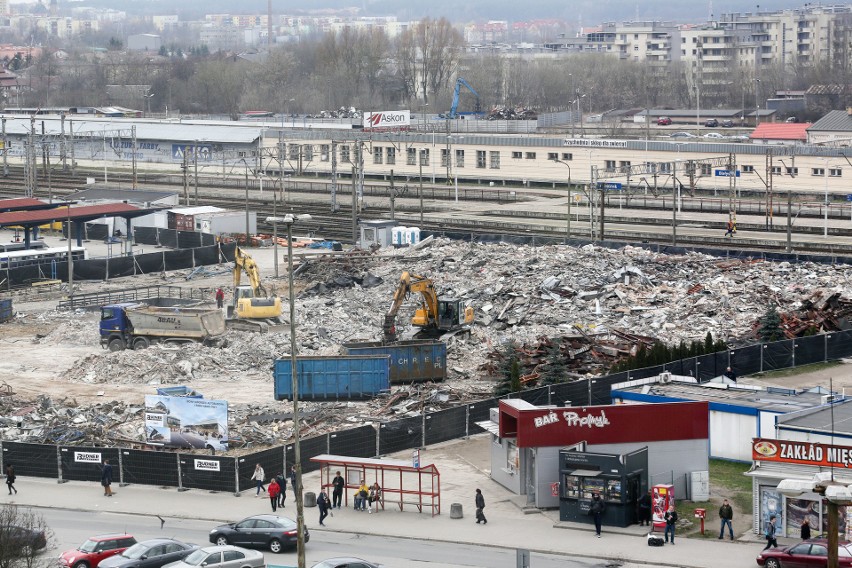 Tak wygląda Dworzec PKS Białystok po wyburzeniu