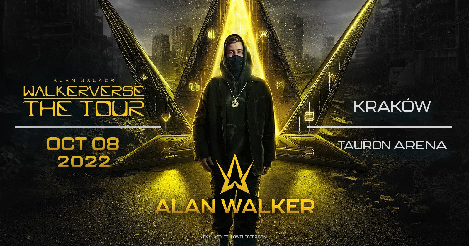 Den kjente norske DJ-en Alan Walker opptrer 8. oktober på Tauron Arena