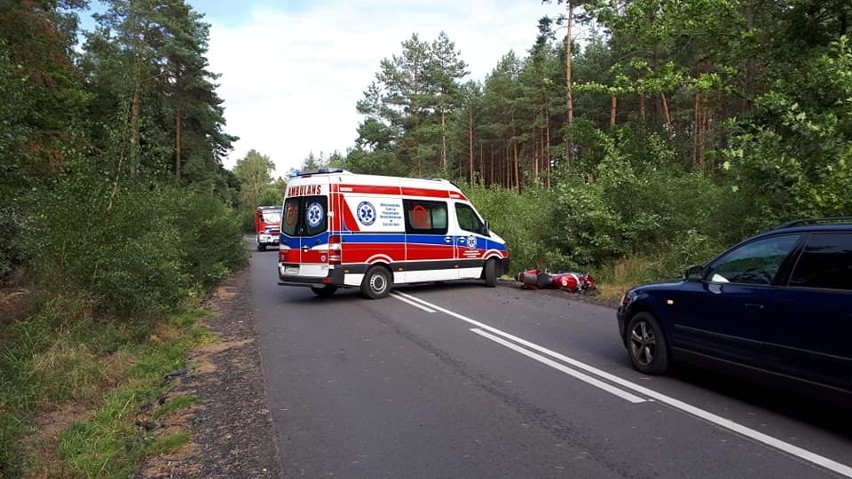 Śmiertelne uderzenie yamahy w rower. Motocyklista i rowerzysta nie żyją 