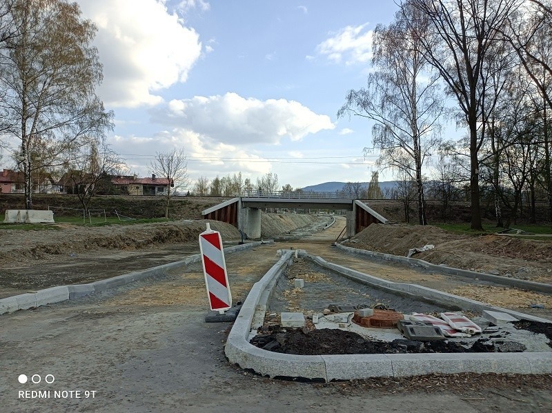 Kolejny etap budowy obwodnicy centrum Kęt wchodzi w ostatnią...