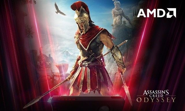 Assassin's Creed OdysseyJedną z trzech gier, którą otrzymamy przyz zakupie odpowiedniej karty graficznej AMD będzie Assassin's Creed Odyssey