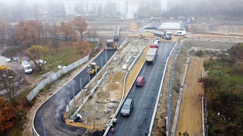 Budowa trasy Łagiewnickiej jest obecnie jedną z największych...