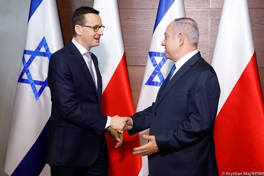 Premierzy Polski i Izraela spotkali się w ub. tygodniu....