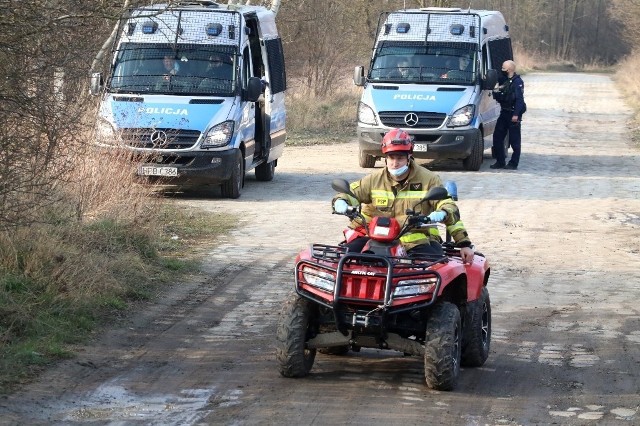 Akcja prowadzona była na terenie trudno dostępnym