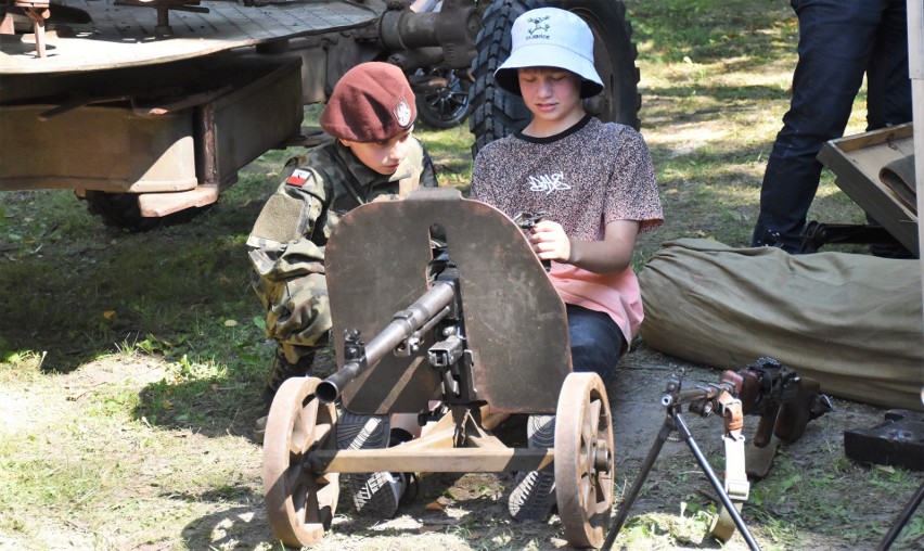 Piknik wojskowy w Oświęcimiu był frajdą dla dzieci i młodzieży