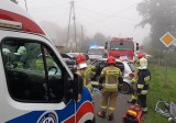 Wypadek w Żywcu. Trzy osoby ranne w wypadku trafiły do szpitala