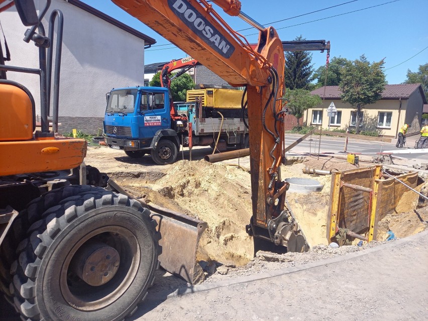 Ruszyły prace przy budowie ulicy Srebrnej w Białobrzegach. Zobaczcie zdjęcia z robót