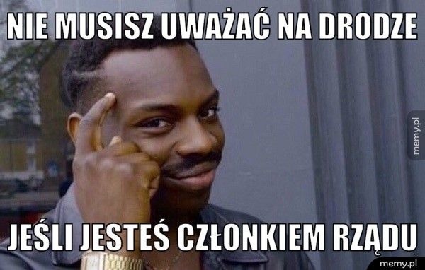 Memy po wypadku kolumny rządowej w Oświęcimiu 