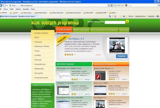 Strona Dobre-programy.pl wystawia rachunki swoim użytkownikom