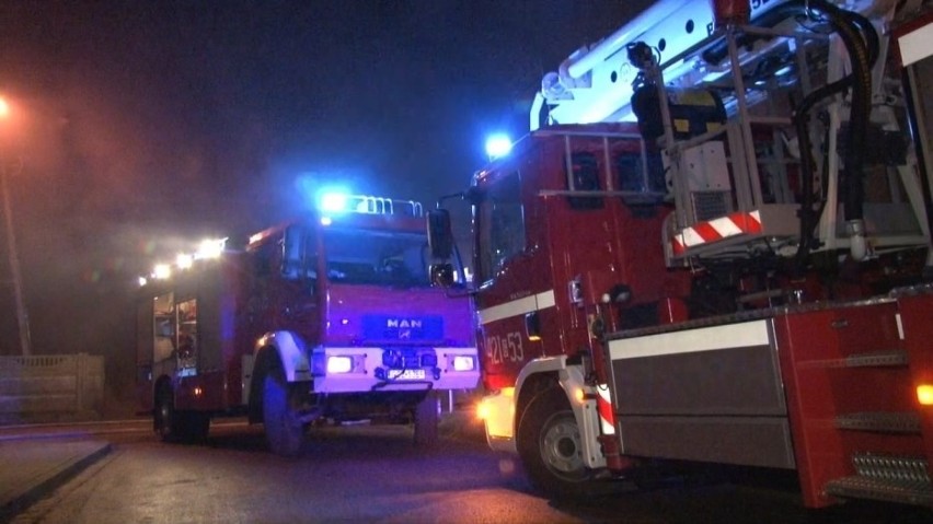 Pożar domu jednorodzinnego w miejscowości Czarne. Jedna osoba została ranna