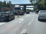 Tragiczny wypadek na Orląt Lwowskich w Sosnowcu. Kierowca audi nie ustąpił pierwszeństwa nadjeżdżającej ciężarówce. Zginął na miejscu