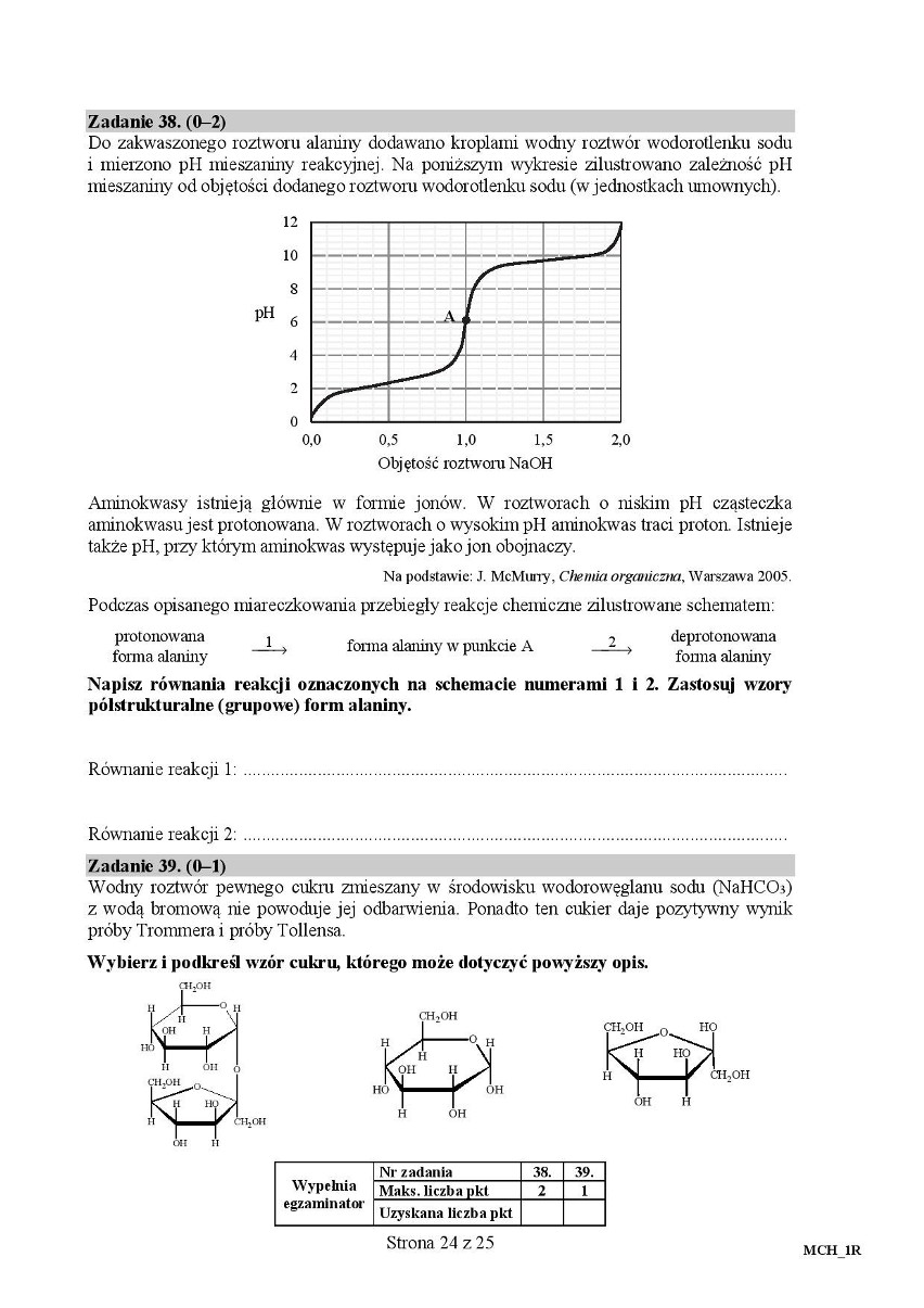 Chemia matura 2017 ARKUSZE CKE