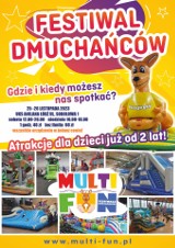 Zapraszamy na Niesamowicie Wyskokowy Halowy Festiwal Dmuchańców