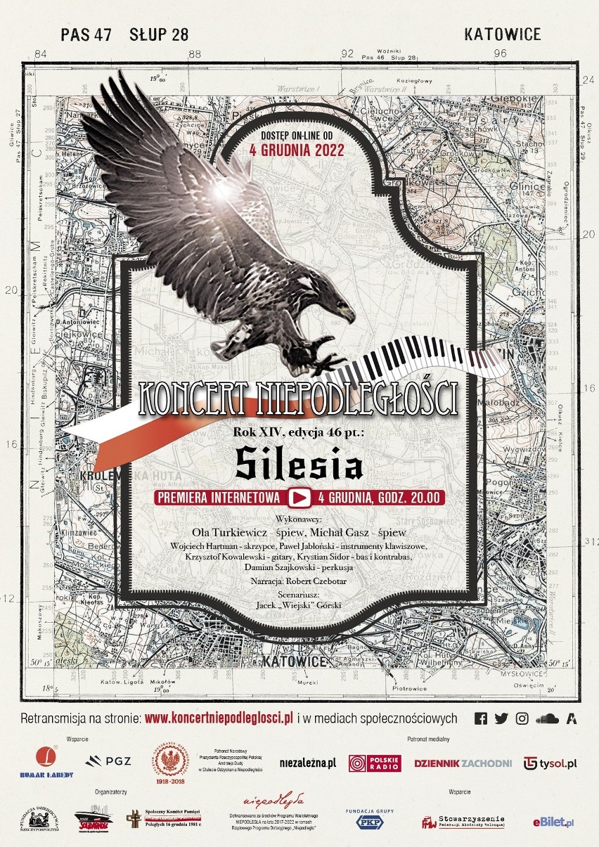Koncert online Niepodległości "Silesia" w Katowicach już 4 grudnia. Sprawdź szczegóły