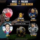 Wielkie gwiazdy światowej piłki zagrają w sobotę Tychach. Mecz Legend z Polską Biznes Ligą poprowadzi Szymon Marciniak