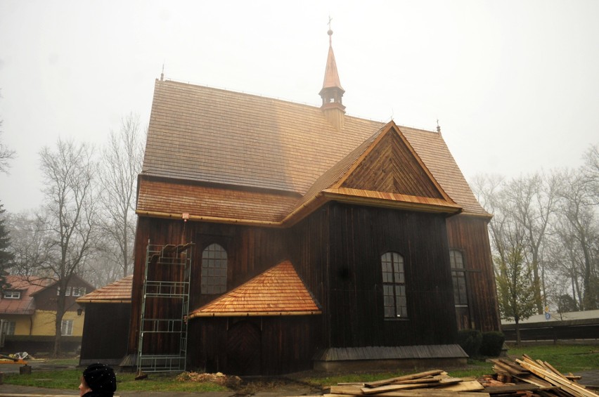 Nowoczesny system gaśniczy ochroni zabytkowy kościół św Bartłomieja w Mogile [GALERIA]