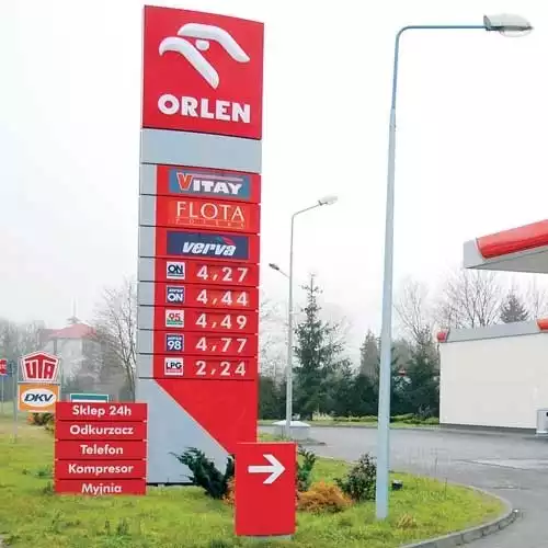 Wczoraj na stacji Orlen w Drawsku Pomorskim ceny paliw były dużo wyższe od średnich w kraju.