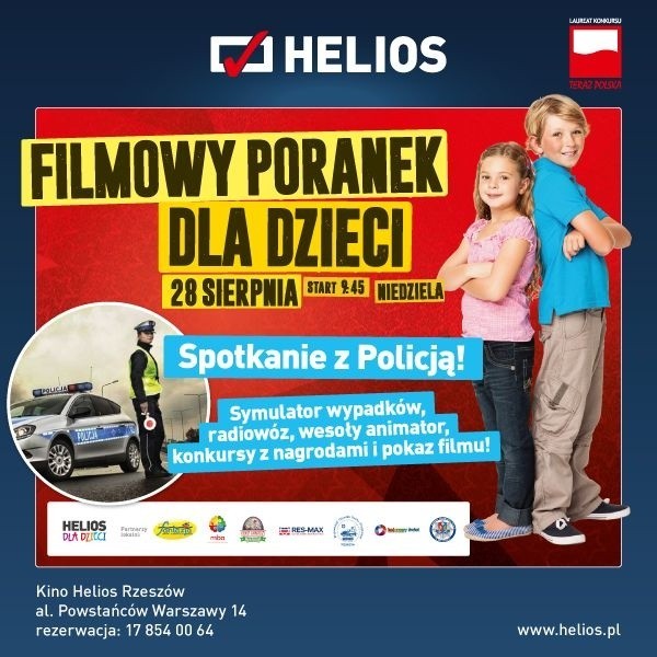 Filmowy Poranek dla Dzieci w kinie Helios