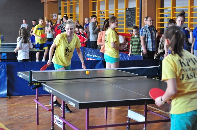 Dziewczęta z Jasła należały do czołowych uczestniczek turnieju.