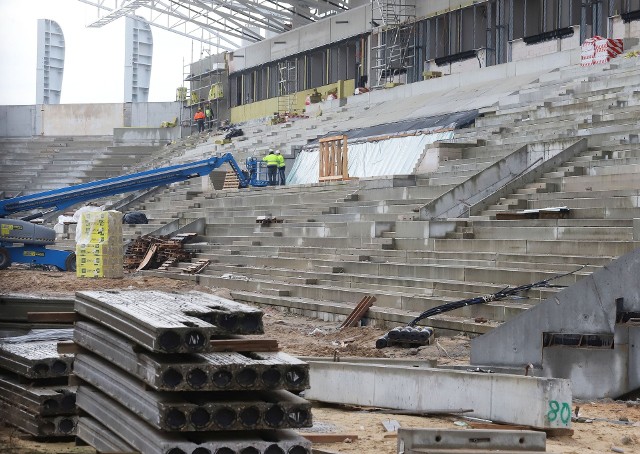 Trwa budowa stadionu Radomiaka Radom