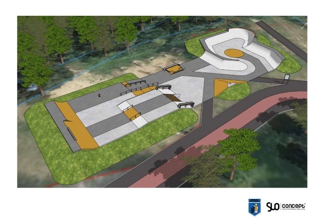 Tak ma wyglądać skatepark na Placu Przyjaźni w Sępólnie. Obiekt będzie się składał z ramp do rozpędzania się i wyskoków, najazdów do dynamicznej jazdy i doskonalenia trików, dużej i małej rampy poręczami i schodami do trików oraz hydrantu do przeskakiwania. Będzie też bowl, czyli miska do szybkiej jazdy i skoków, nipple do trików i wyskoków, a także piramida z kulą