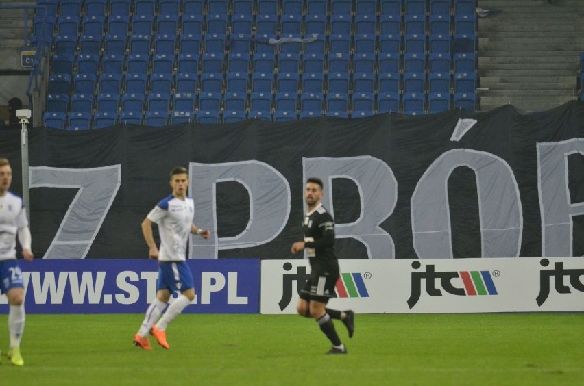 Podczas meczu Lech Poznań - Wisła Płock (2:1) atmosfera na...