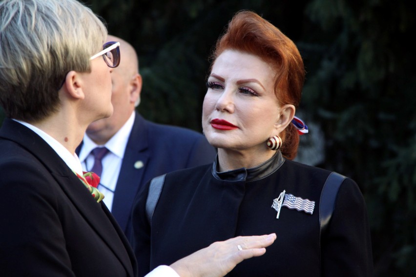 Georgette Mosbacher, ambasador USA w Polsce, wzięła udział w...