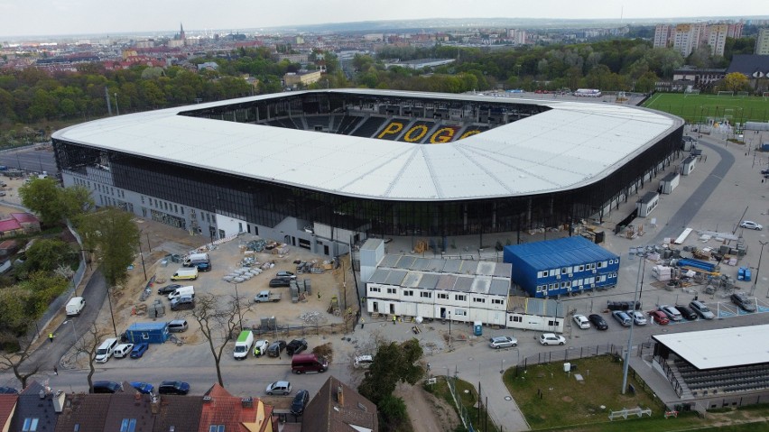 Budowa Stadionu Pogoni jest coraz bliżej ukończenia.