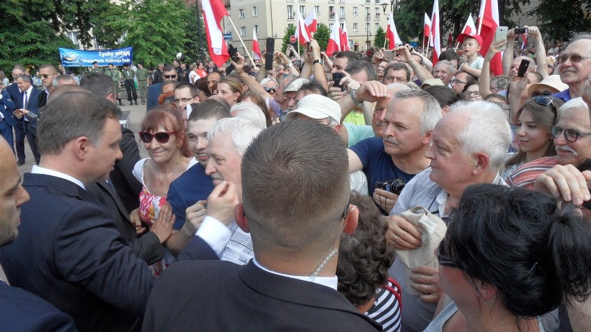 Prezydent Andrzej Duda w Tychach