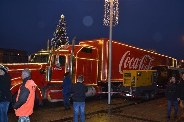 Ciężarówka Coca-Cola w Częstochowie