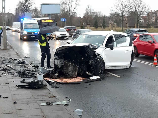 Wypadek na ulicy Derdowskiego