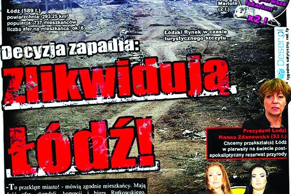 "Faktoid" - internetowa parodia polskich tabloidów.