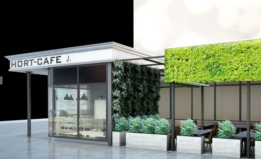 Hort Cafe - będzie nowy ogródek!  [wizualizacje]