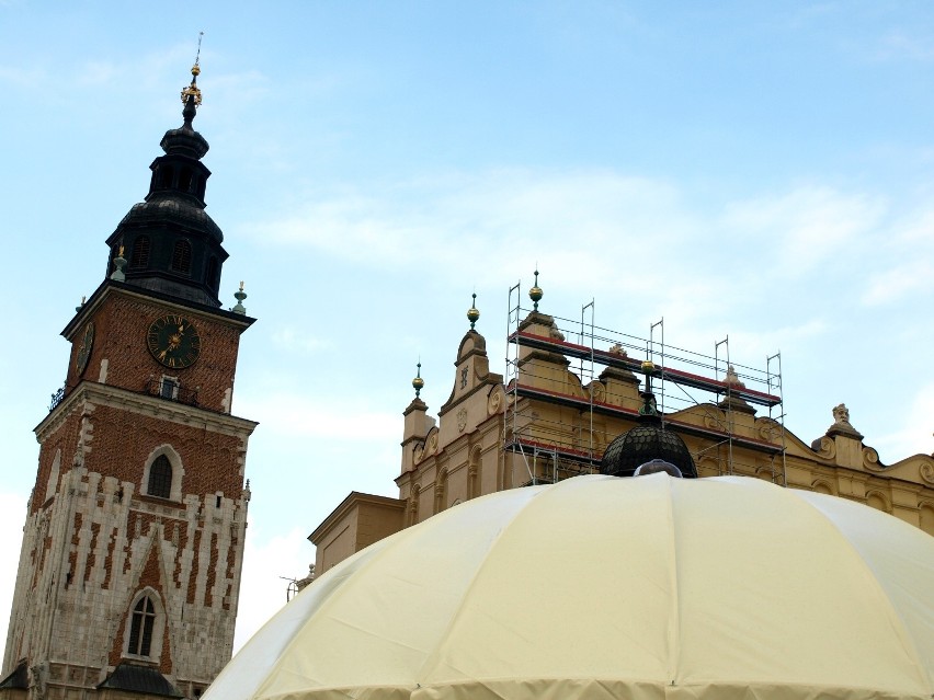 Rynek w Krakowie.