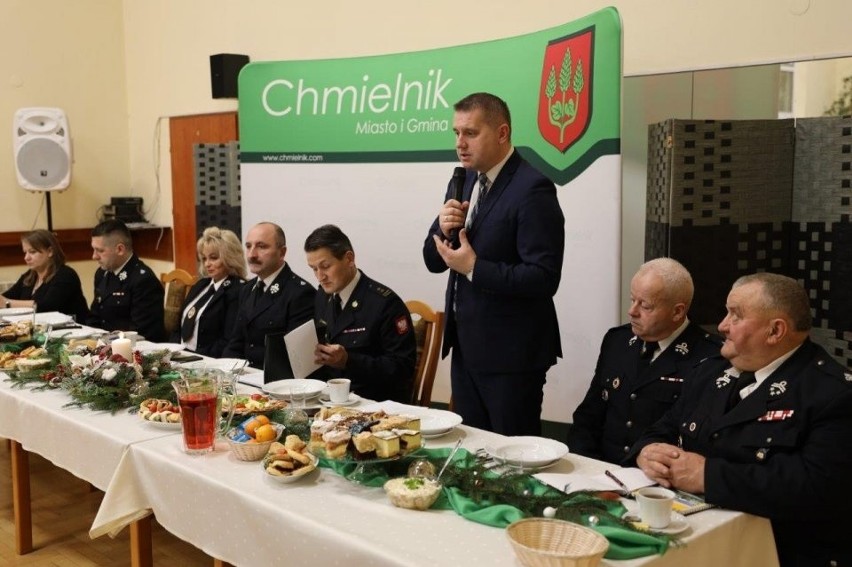 Noworoczne spotkanie strażaków ochotników z gminy Chmielnik.