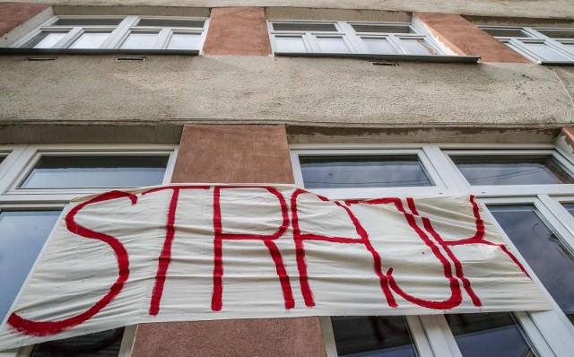 09.04.2019 Gdańsk, strajk nauczycieli.