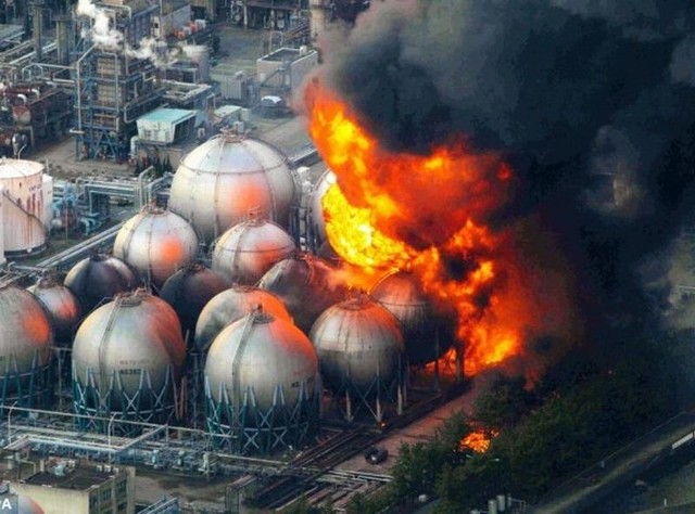 Wybuch elektrowni atomowej Fukushima w Japonii.