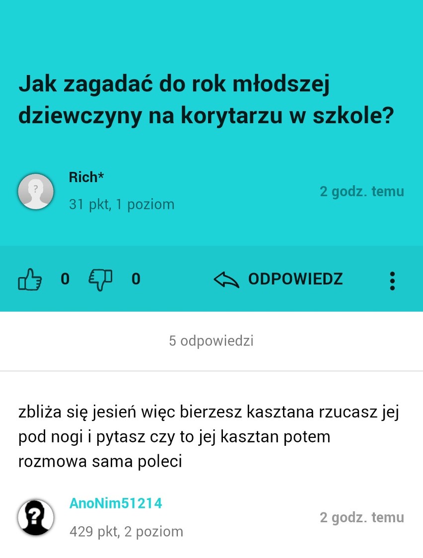 Najzabawniejsze pytania i odpowiedzi znalezione na forach dla nastolatków [ZDJĘCIA]