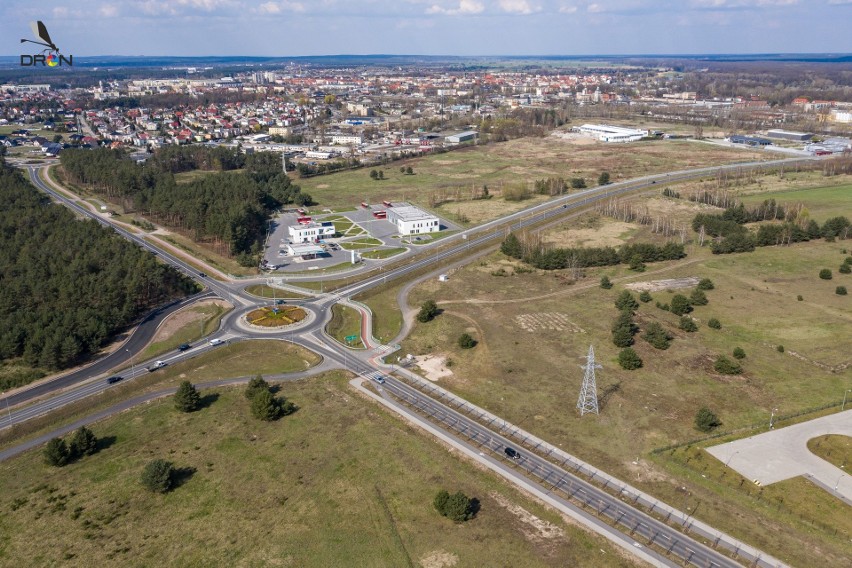 Od ronda Województwa Lubuskiego zaczynają się działki...