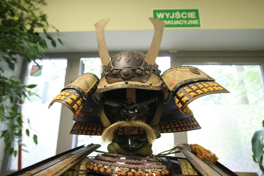 Wystawa zbroi samurajskich w łódzkiej Palmiarni [ZDJĘCIA]