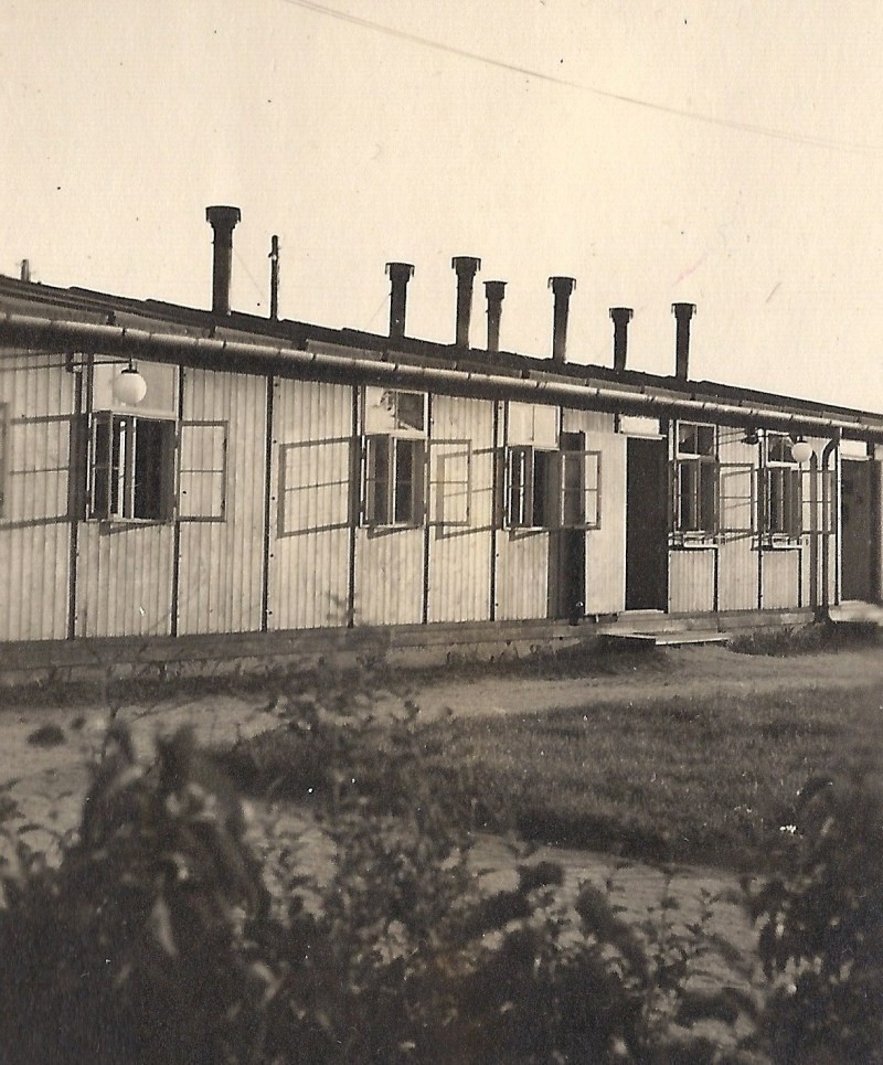 Tak wyglądały baraki mieszkalne w obozie pracy w Borkach...